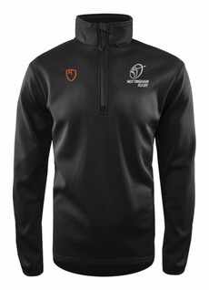  Junior Quarter Zip MidLayer Black